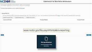 How to use the Information Reporting Application