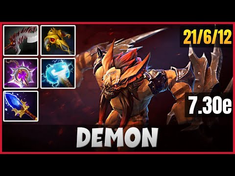DeMoN Bloodseeker Patche 7.30e | Full Match Gameplay