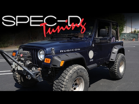 SPECDTUNING INSTALLATION VIDEO: 1997-2006 JEEP WRANGLER FENDER FLARE