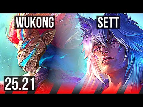 WUKONG vs SETT (TOP) | 5/1/5, 500+ games | EUW Diamond | 25.21