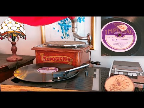 Bye Bye Blackbird ~ Sam Lanin Dance Orchestra ~ Electric & Acoustic Play Imperial 78rpm Arthur Hall