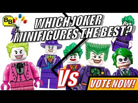 LEGO JOKER MINIFIGURE VOTE!! WHO'S THE BEST?? Video