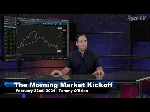 February 22nd The Morning Market Kickoff with Tommy O'Brien on TFNN - 2024