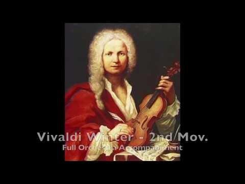 Full Orchestra Accompaniment for Vivaldi Winter 2nd Movement