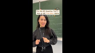 THI NÓI tiếng Đức B1 Sprechen Teil 1 - Nói gì để THI ĐẬU 100%?