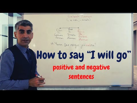 Future Tense in Turkish - Turkish Grammar-Turkish Lessons 38 - לימוד שפה טורקית  - שפה טורקית