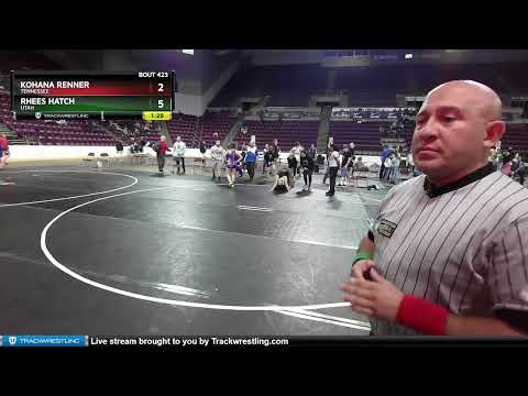 144 Lbs 5th Place Match - Rhees Hatch, Utah Vs Kohana Renner, Tennessee A79a