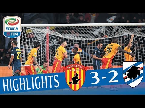 Benevento - Sampdoria 3-2 - Highlights - Giornata 20 - Serie A TIM 2017/18