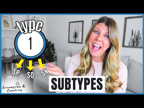 ENNEAGRAM TYPE 1 SUBTYPES | Are you a SP, (self preservation) SO (social) or SX (one-to-one)?
