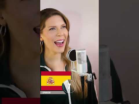 1 GIRL 17 LANGUAGES - MONEY / Part I (Multi-Language cover by Eline Vera) #SHORTS