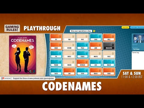 Codenames Playthrough - Game 4