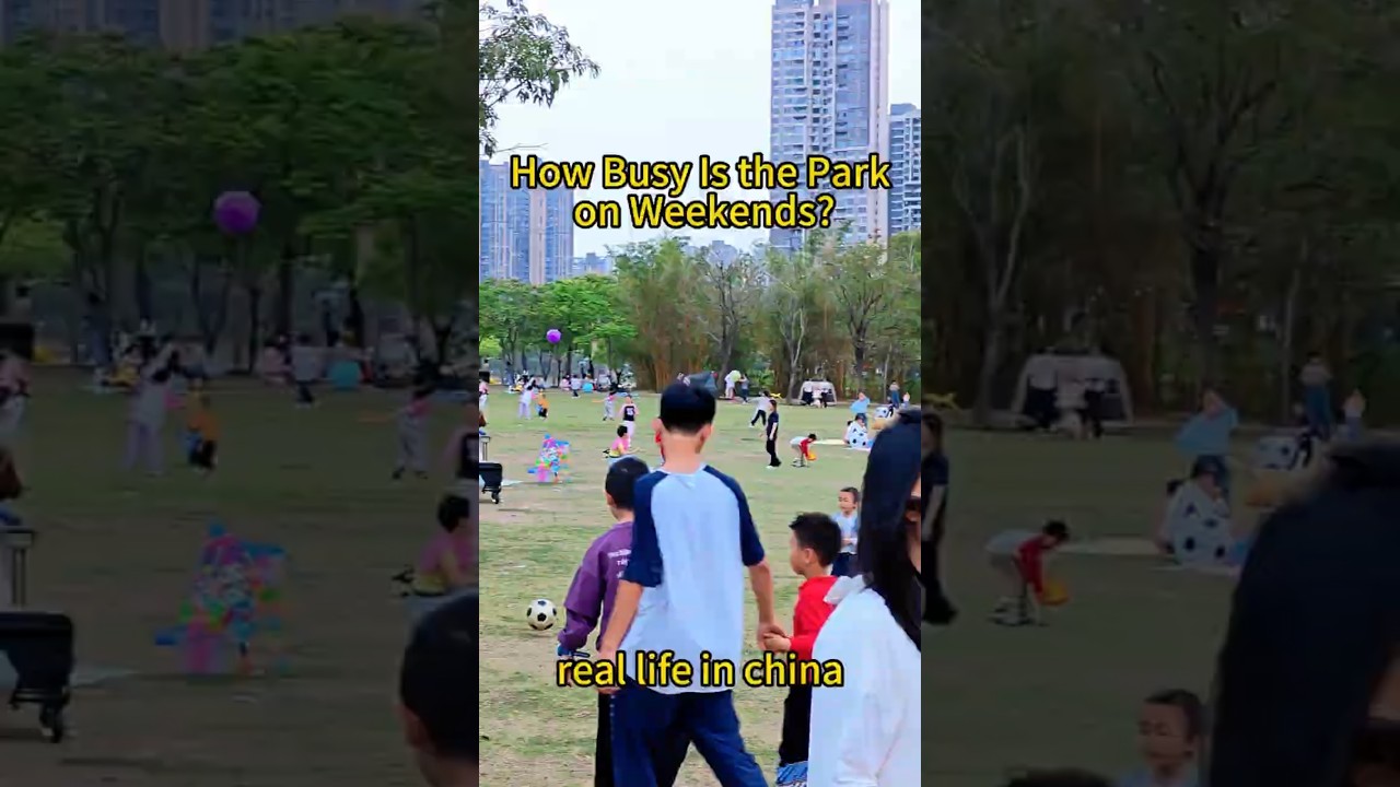 Weekend Park Vibes! Kids Having Fun | real life in china