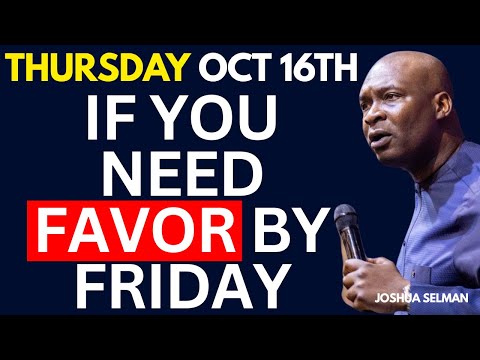 12AM- 7AM THUR OCT 16TH | APOSTLE JOSHUA SELMAN MIDNIGHT PRAYER TO START YOUR DAY