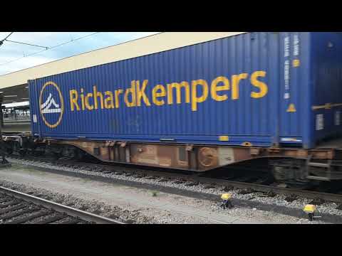 SBB Containerzug,  Basel Bad Bf,  13.07.22