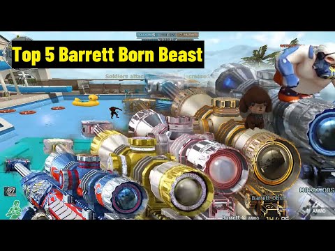 Crossfire NA ( Đột Kích ) 2.0 : TOP 5 Barrett Born Beast ( Obsidian Beast ) - Zombie V4