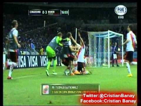 Cruzeiro 0 River Plate 3 (Relato Gustavo Vergara)  Copa Libertadores 2015