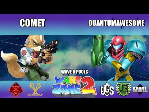 Warp Zone 2 - Wave B Pools - Comet(Fox) Vs. Quantumawesom(Samus)
