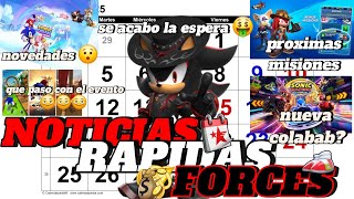 NEWS FORCES has arrived, quick recap, #sfsb #sonicforcesspeedbattle #sonic