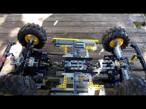 Лего техник самоделки:№22 Niva 4x4. Часть 1. Шасси, подвеска.