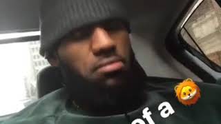 LeBron James Listening To Migos&#39;s &#39;Movin&#39; Too Fast&#39;