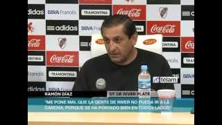 "El fútbol sin público es nada", dijo Ramón Díaz