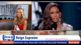 Olivia Jordan, Miss USA 2015 at PIX 11