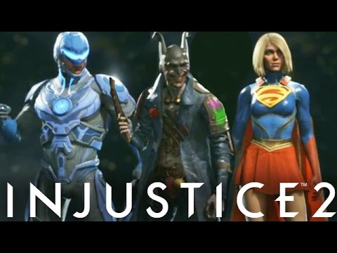 Injustice 2: Blue Lantern, Batman Cowl Joker, Classic Supergirl & More - Injustice 2 Gear Breakdown