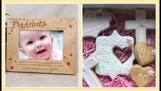 Ideas para regalos de padrinos de bautizo  🕯