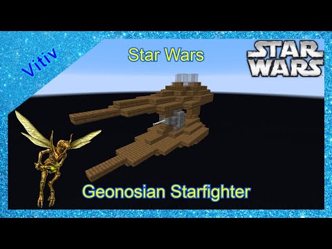 Star Wars Nantex-Class Territorial Defense 'Geonosian' Starfighter in Minecraft - Tutorial