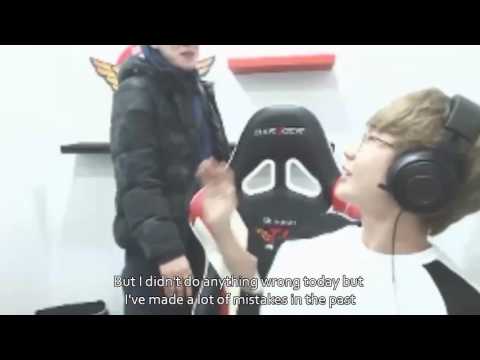 Out of breath Kkoma comes running to the office to pick up the drunk Peanut (Eng)