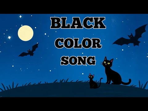 Black Color Song for Kids 🎨 Learn the Color Black | @ApatyamRhymes