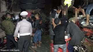 Sopir Truk yang Tabrak Mobil Agya di Gentong dan Menewaskan Satu Keluarga Mengaku Syok