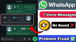 Download lagu No Sound Problem on WhatsApp Audio Messages | Voice message sound is not coming on WhatsApp mp3 Download lagu No Sound Problem on WhatsApp Audio Messages | Voice message sound is not coming on WhatsApp mp3