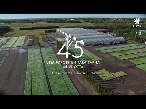 UPM Joroisten taimitarha 45 vuotta