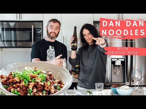 Vegan Sichuan DAN DAN NOODLES and Orange Wine Recipe | The Junkie Twins
