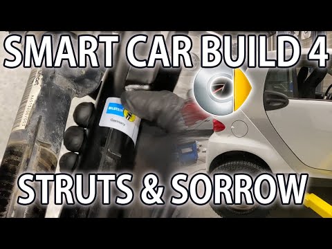 Smart Car Build, Part 4 - Bilstein Struts, Treasure Maps and More Tears.