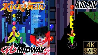 Kick Arcade ( Midway 1981 ) 4k Gameplay