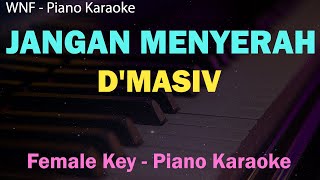 Download lagu D'MASIV - JANGAN MENYERAH (KARAOKE FEMALE KEY) mp3 Download lagu D'MASIV - JANGAN MENYERAH (KARAOKE FEMALE KEY) mp3