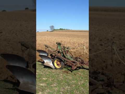 Plowing October 2013 Longtown MO with late model A and 202 two way