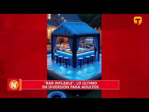 Bar Inflable, lo último en diversión para adultos