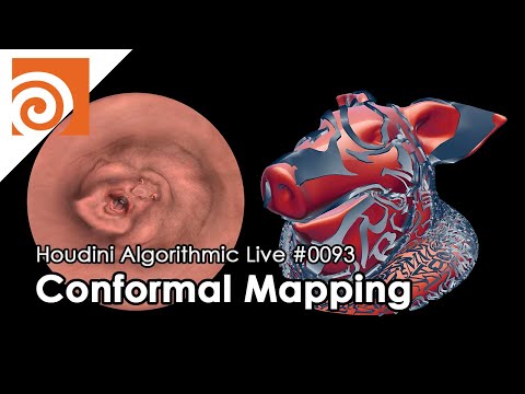 Houdini Algorithmic Live #093 - Conformal Mapping