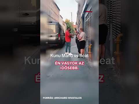 Durva videó terjed a neten! Kunu Márió a nyílt utcán esett neki Beatnek#bors #balhé #kunumárió #beat