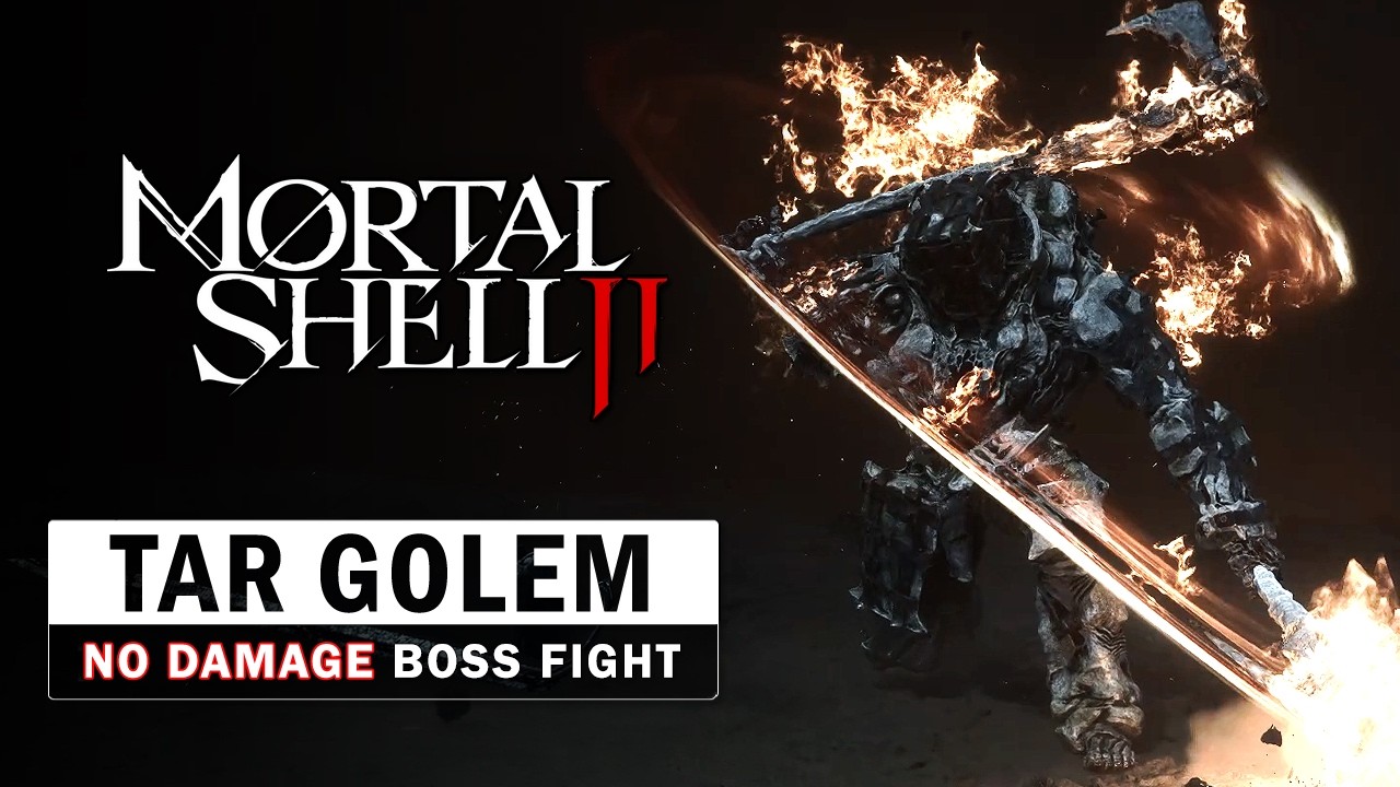 Mortal Shell 2 - Tar Golem Boss Fight (No Damage)