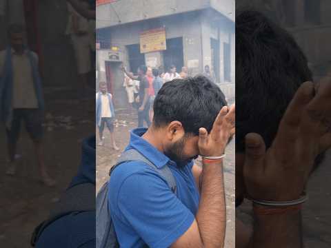 The Ghat of Death : Manikarnika Ghat 💀💀 #shorts #travel #vlog