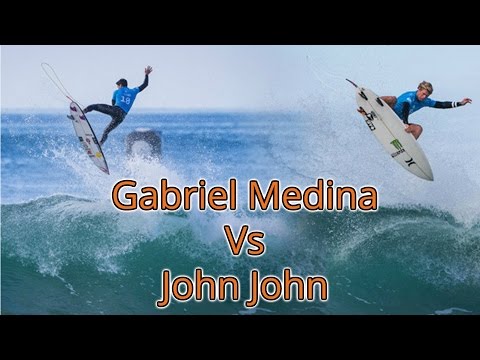 Gabriel Medina Vs John John 2016 - Melhor bateria da história