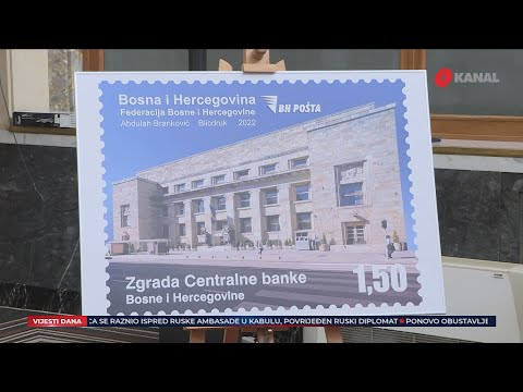 Predstavljena poštanska marka "Kulturno-historijsko naslijeđe – Zgrada Centralne banke BiH"