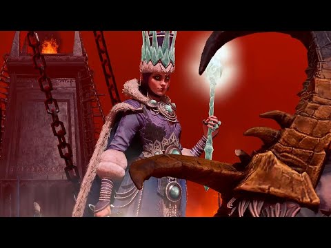 Total War: Warhammer III Gameplay - Kislev vs. Khorne New Survival Battle Mode