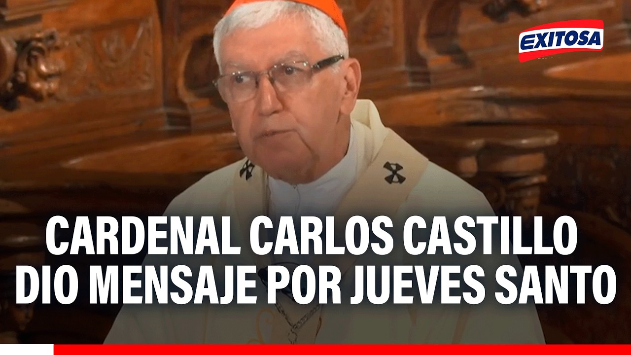 🔴🔵 Cardenal Carlos Castillo habló de las próximas elecciones en homilía por Jueves Santo