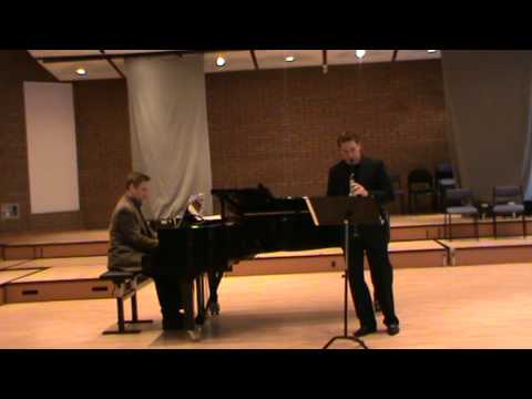 Burgmuller Duo for Clarinet and Piano in E flat Op.15 (pt.1)
