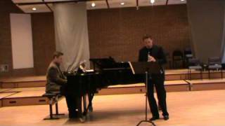 Burgmuller Duo for Clarinet and Piano in E flat Op.15 (pt.1)